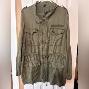 Army Green Utility Style Jacket